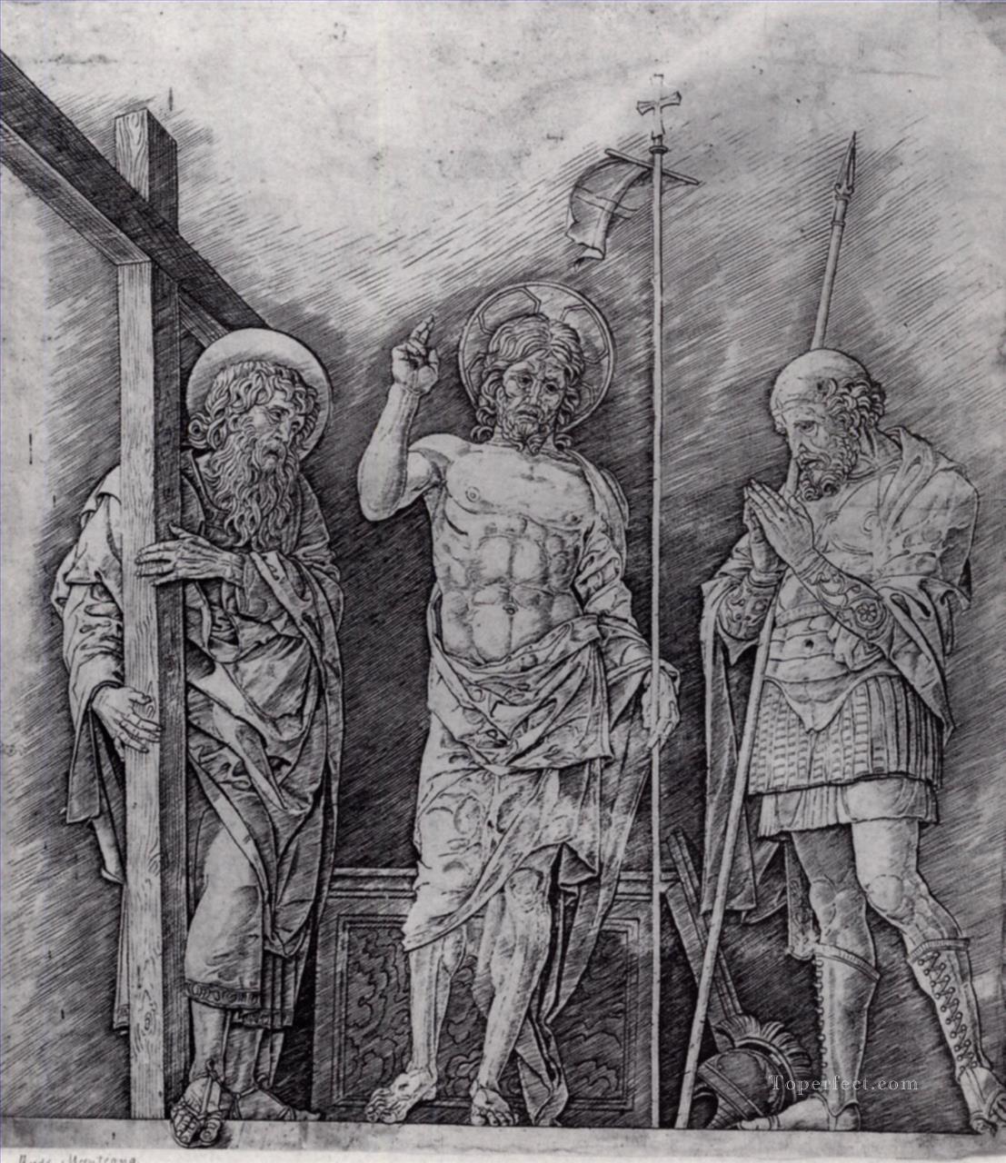 The Resurrection of Christ Renaissance painter Andrea Mantegna Oil Paintings